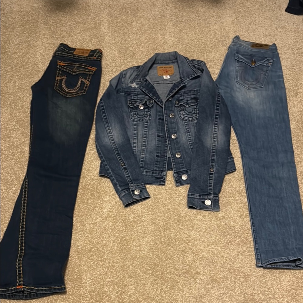 True Religion Women's Blue Jeans